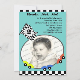 レースタイム誕生日 招待状