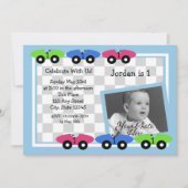 レースタイム/フォト招待状2 招待状 (正面)