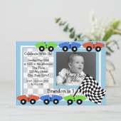 レースタイム/フォト招待状 招待状 (スタンド正面)