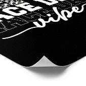 レースデイビーブコケ市松模様にットボーカーレースM ポスター (角)