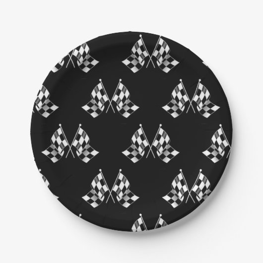 レースデイ紙プレート ペーパープレート (正面)