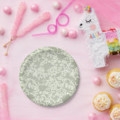 レースデザイン紙プレート ペーパープレート (パーティー)