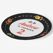 レーストラックカーボーイズ2nd Birthday ペーパープレート (アングル)