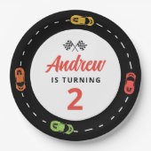 レーストラックカーボーイズ2nd Birthday ペーパープレート (正面)