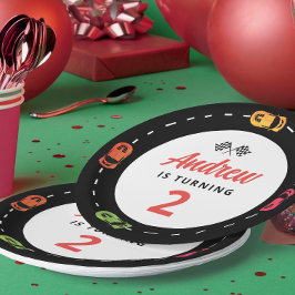 レーストラックカーボーイズ2nd Birthday ペーパープレート