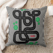 レーストラックキッズプレイマットカートラック名ボーディコール クッション (ブランケット)