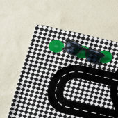 レーストラックキッズプレイマットカートラック名レース ビーチタオル (インサイチュ)