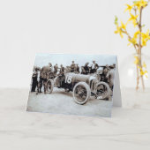 レーストラックファン(レースカー#18) カード (黄色い花)