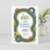 レーストラックファースト誕生日 招待状 (スタンド正面)