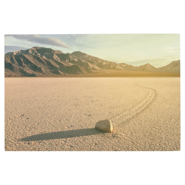 レーストラックプラヤ メタルプリント (正面)