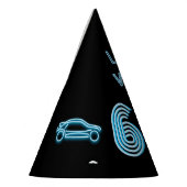 レーストラック回路マイルストーンエージ10代の – 男の子/男の子 パーティーハット (左)