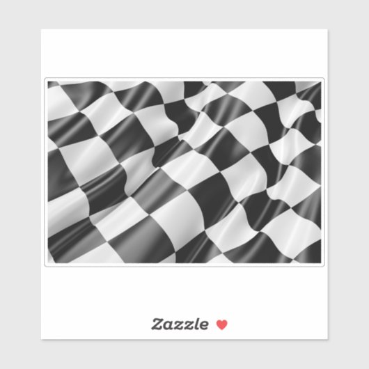 レーストラック旗ビニールステッカー シール (シート)