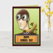 レースドライバー（父の日のカード） カード (黄色い花)