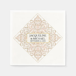レースドリーハンカチーナプキン披露宴デコール スタンダードカクテルナプキン