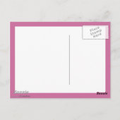 レースハート型フォトフレーム ポストカード (裏面)