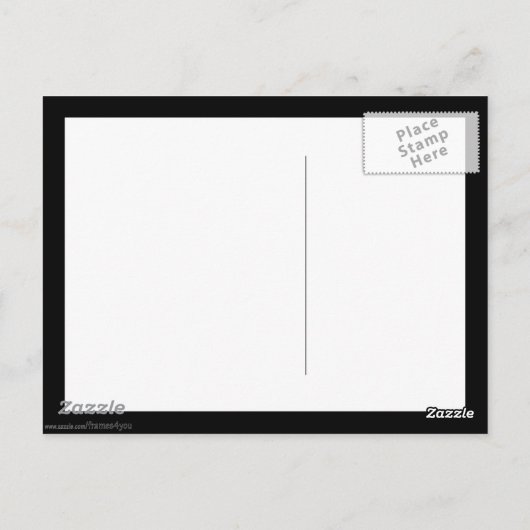 レースハート型フォトフレーム ポストカード (裏面)