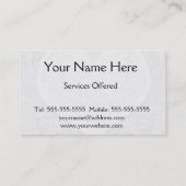 レースハート追加文字 名刺 (裏面)