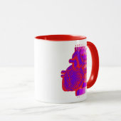 レースハート マグカップ (正面右)