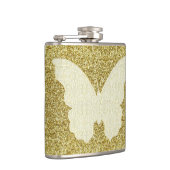 レースバタフライオン金ゴールドグリッターフラスコ フラスク (右)
