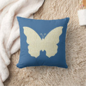 レースバタフライ装飾用クッション クッション (ブランケット)