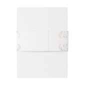 レースバラゴールドフェイクフォイル(B)ベリーバンドボホシック 招待状ベリーバンド (裏面例)