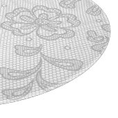 レースパターン、花のヴィンテージ1 カッティングボード (角)