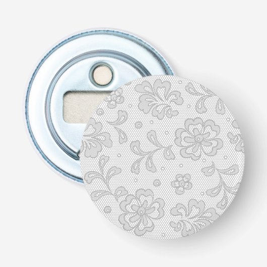 レースパターン、花のヴィンテージ1 栓抜き (正面)