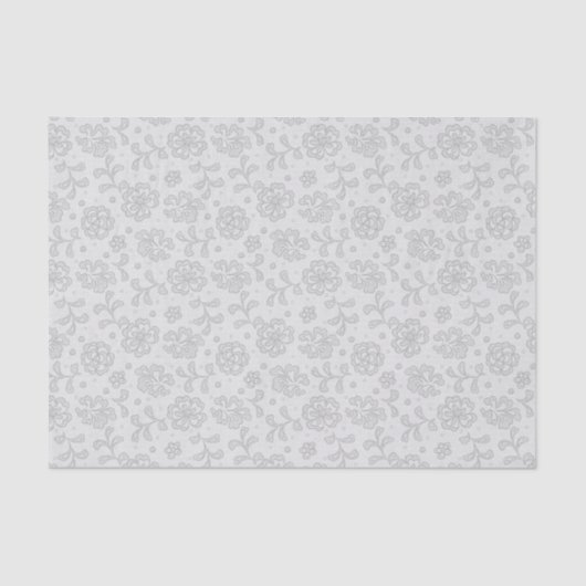 レースパターン、花のヴィンテージ1 薄葉紙 (正面)