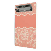 レースパターン、花のヴィンテージ4 ミニクリップボード (アングル2)