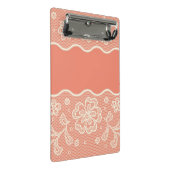 レースパターン、花のヴィンテージ4 ミニクリップボード (アングル)