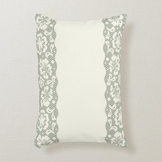 レースパターン、花のヴィンテージ5 アクセントクッション (正面(垂直))