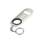 レースパターン、花のヴィンテージ5 キーホルダー栓抜き (裏面アングル)