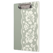 レースパターン、花のヴィンテージ5 クリップボード (左)