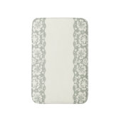 レースパターン、花のヴィンテージ5 バスマット (正面縦)