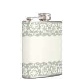 レースパターン、花のヴィンテージ5 フラスク (右)