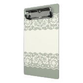 レースパターン、花のヴィンテージ5 ミニクリップボード (アングル2)