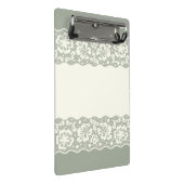 レースパターン、花のヴィンテージ5 ミニクリップボード (アングル)