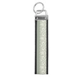 レースパターン、花のヴィンテージ5 リストバンドキーホルダー (鍵トップ)