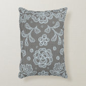 レースパターン、花のヴィンテージ6 アクセントクッション (正面(垂直))