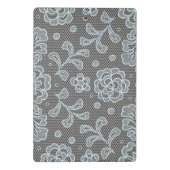 レースパターン、花のヴィンテージ6 ミニクリップボード (裏面)