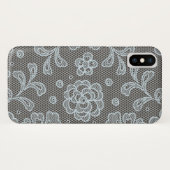 レースパターン、花のヴィンテージ6 Case-Mate iPhoneケース (裏面(横))