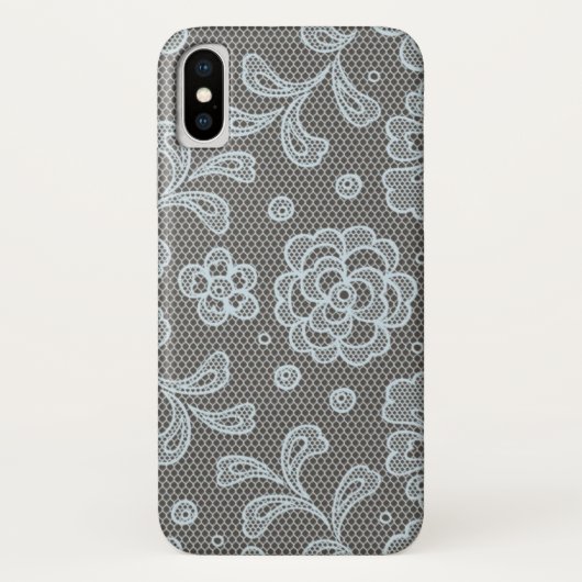 レースパターン、花のヴィンテージ6 Case-Mate iPhoneケース (裏面)