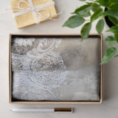 レースパティーナ、テクスチャ付きベージュ背景 薄葉紙 (ギフト)