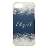 レースパーソナライズされたエレガントと真珠 Case-Mate iPhoneケース (裏面)