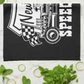 レースパーソナライズされたス改造ピースショップガレージ キッチンタオル (折り畳み)