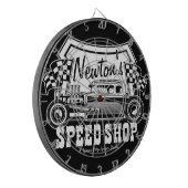 レースパーソナライズされたス改造ピースショップガレージ ダーツボード (正面左)