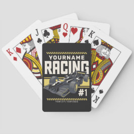 レースパーソナライズされたチームファストレースカーのドライバー トランプ