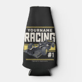 レースパーソナライズされたチームファストレースカーのドライバー ボトルクーラー (正面)