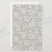 レースファブリックパターン1 便箋 (正面/裏面)