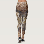 レースファンシーア熱狂するゲイトのロック写真デザイン レギンス (裏面)